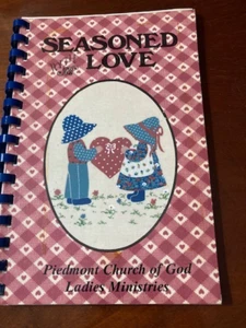 Piedmont Church of God Cookbook "Seasoned with Love" Piedmont SC 56 Pgs B1 - Picture 1 of 5