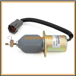 12V Fuel solenoid 1751ES-12A3UC12B1S 129953-77811 For Hyundai R60-5 R55-7 4TNV98 - Picture 1 of 1