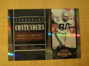 Playoff Contenders Legendary Contenders 2008 negro Steve Largent 045/100 #LC-17 - Imagen 1 de 2