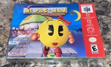NINTENDO 64 - MS. PAC-MAN: MAZE MADNESS Game COMPLETE New FACTORY SEALED N64