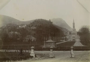 Frankreich Pyrenäen Lourdes der Kalvarienberg Altes Foto 1900 - Bild 1 von 3