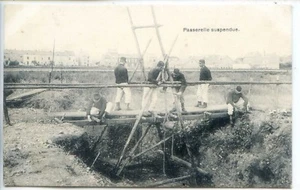 CP Militaria - Passerelle suspendue - Belgique - Picture 1 of 2