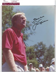 Jack Nicklaus Professional Golfer Autographed 8x10 Color Photo JSA COA - Picture 1 of 1