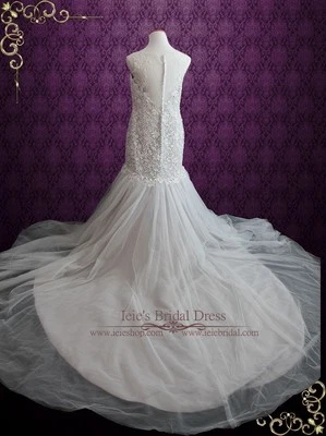 Vestido de novia marfil y plata - personalizado usado una vez  Foto 1 de 4