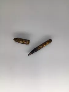 Carter Stubby Short Fountain Pen With Tortoise Shell Lever -filled - Picture 1 of 3
