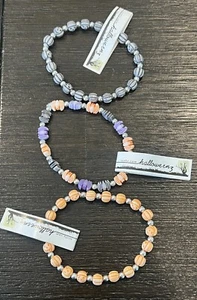 Halloweenz Set Of 3 Adult Stretch Bracelets NWT! - Picture 1 of 4