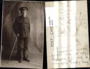 69183,Foto Ak Bristol Soldat Uniform Gehstock  - Picture 1 of 1