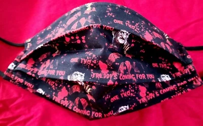 Máscara Nightmare on Elm Street Freddy tamanho adulto filmes de terror Halloween  - Imagem 1 de 4