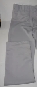 Hombre L Mizuno Pantalones de Béisbol Rendimiento con Dobladillo Fondo Abierto en Gris - Imagen 1 de 12