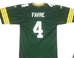 Brett Favre #4 Jersey 🏈 Puma Men's Medium Green Bay Packers True 90's Shirt - Picture 1 of 12