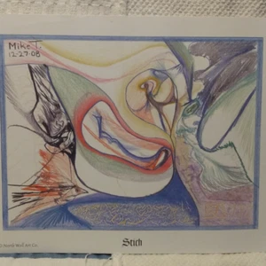 art print 11 x 14 unframed by Mike Thompson item # C 77 Stich - Picture 1 of 2