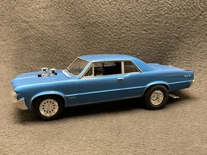 Pontiac GTO Street Machine Pro 64 construido 1/24 modelo personalizado acabado detallado azul - Imagen 1 de 10