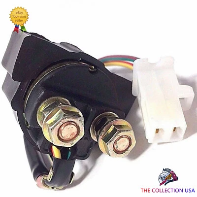 Starter Solenoid Relay for Yamaha Breeze 125 Yfa1 1997 1998 1999 2000 2001 2002 - Image 1 of 3