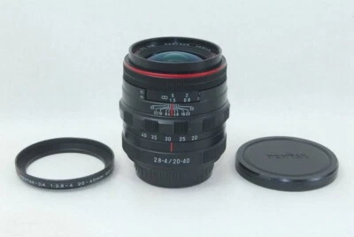 Pentax HD DA 20-40mm f/2.8-4 ED Limited DC WR Black with Hood From JAPAN Used - Image 1 of 4