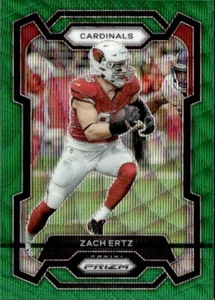 Zach Ertz 2023 Panini Prizm Green Wave Arizona Cardinals #6 - Picture 1 of 2