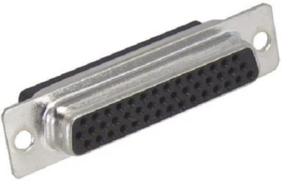 Harting 2.29mm Pitch Straight Crimp D-sub Connector, Socket, 44 pin - 9563004701 - Image 1 of 2