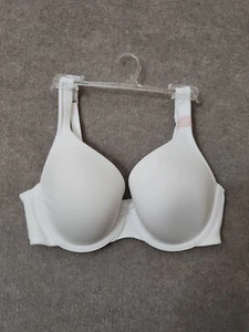 Cacique Lightly Lined Bra Womens 38C White Full Coverage Underwired NEW - Picture 1 of 10