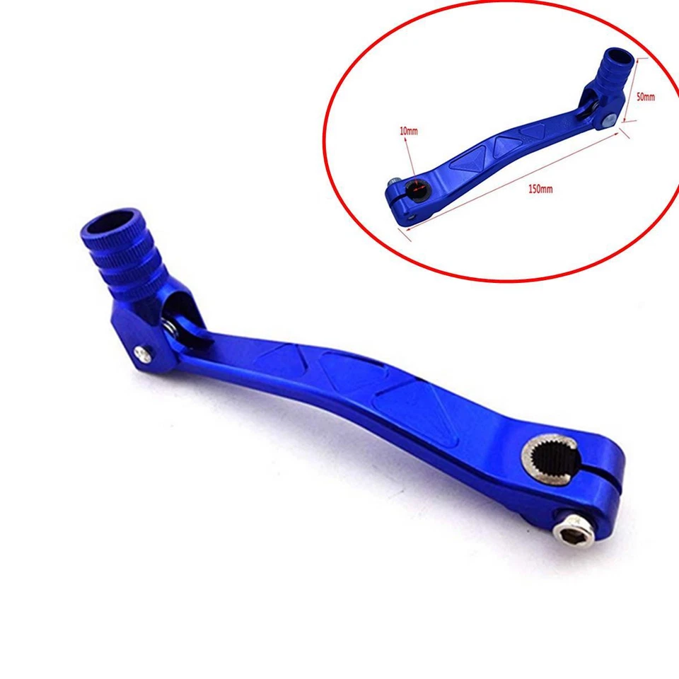 Aluminium Alloy Universal Fit For Motorcycle 1pcs Blue 5.91in Gear Shift Lever  - Image 1 of 4