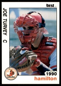 1990 Best Hamilton Redbirds Joe Turvey Hamilton Redbirds #15