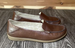 OluKai Schuhe Damen 8,5 Kiel Slipper Halbschuhe braun Leder Freizeit - Bild 1 von 13