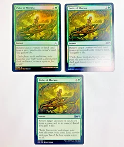 MTG - PULSE OF MURASA x3 (1 FOIL 2 NONFOIL) - GATEWATCH/ULTAMATE/CORE - NM - Picture 1 of 1