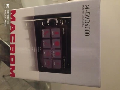 macrom M-DVD4000 Nera Touch screenn display 6.2 (800x400) Multi media player  - Immagine 1 di 4