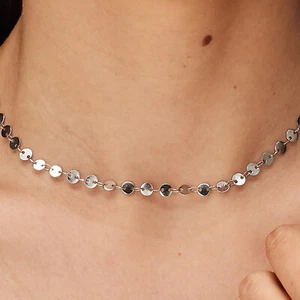 SAGAPO COLLANA Girocollo Catena con DISCHETTI Acciaio DONNA Sagapò SHK80 S'agapo - Foto 1 di 4