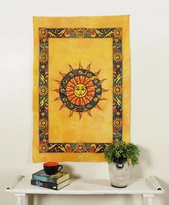 Mandala indio tela hippie algodón póster tapiz colgante de pared arte decoración boho Foto 1 de 4
