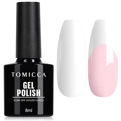 Gel Nagellack Weiß 8ml UV Soak off Gellack Nagelkunst Maniküre DIY - Bild 1 von 4