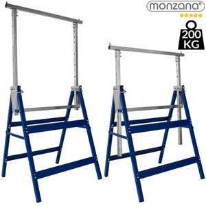 2x Unterstellbock Klappbock Gerüstbock Stützbock Arbeitsbock Höhenverstellbar - Bild 1 von 7