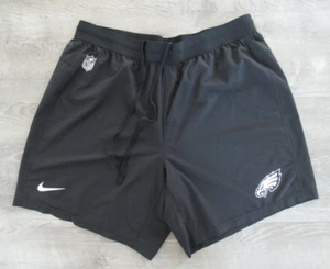 Philadelphia Eagles Nike Dri Fit Team Issued Practice Shorts Sz XL NFL Black - Picture 1 of 8