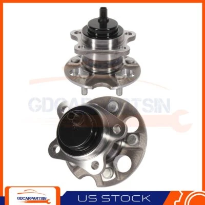 Juego (2) Conjunto de cojinete de cubo de rueda trasera tracción delantera para Toyota Sienna 2011-16 2017 2018 Foto 1 de 4