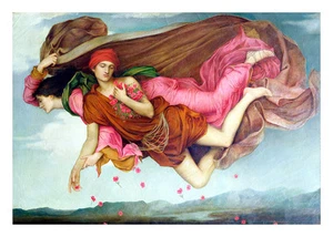 Sleep and Night 1878 by Evelyn de Morgan 53cm x 37.9cm High Quality Art Print - Bild 1 von 1