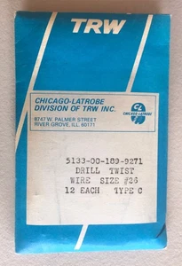 12 NEU TRW Typ C Spiralbohrer #26 USA - 3" Länge - Bild 1 von 2