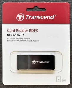 Transcend TS RDF5K USB 3.0 Memory Card Reader High-Speed Data Transfer - Picture 1 of 3