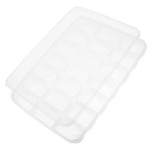 Dumpling Box Container Fresh Storage for Dumplings Organizer Case - Picture 1 of 12