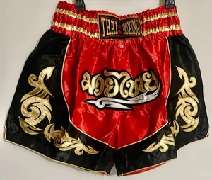 Thai Kick Boxing Boxer Shorts Adult Fight Grappling Pants Trunks XXXL SIZE 3X - Picture 1 of 9