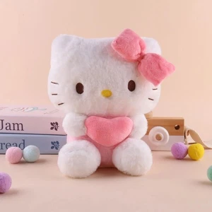 22cm Sanrio Hello Kitty Kuromi Pillow KT Plush Toy Girls Soft Stuffed Animal Toy - Picture 1 of 14