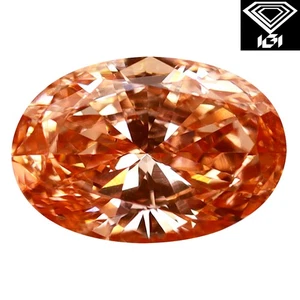 Diamante CVD certificado IGI 1,16 quilates corte ovalado (9 x 6 mm) diamante CVD claridad VS2 - Imagen 1 de 3