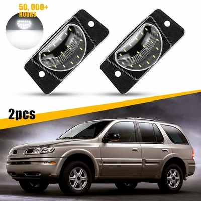 2X Placa de matrícula LED blanca Luz trasera Parachoques Lámpara Etiqueta para GMC Envoy XL 2002-2006 Foto 1 de 4