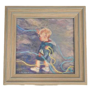 Aquilone da disegno arte pastello coda bambino aquilone volante - Foto 1 di 4