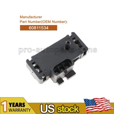 MAP Manifold Absolute Pressure Sensor For Buick Cadillac Chevrolet GMC 60811534 - Image 1 of 4