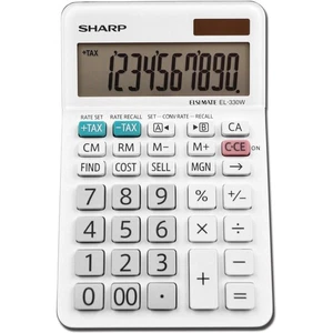Sharp EL-330WB Desktop Calculator 10-Digit LCD EL330WB - Picture 1 of 3