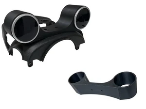 Fits Nissan 370z 350z Steering Wheel Column 52mm Dual Pod Gauge Mount - Picture 1 of 6