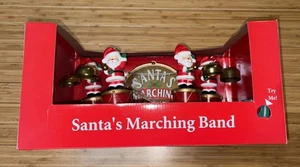 Mr. Christmas Santas Marching Band spielt 35 Weihnachtslieder 4 Glocken Display Baumschmuck - Bild 1 von 8