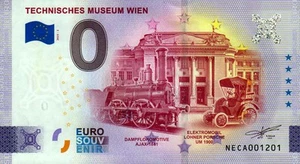 Null Euro Schein - 0 Euro - Österreich - Technisches Museum Wien 2025-2 - Bild 1 von 1