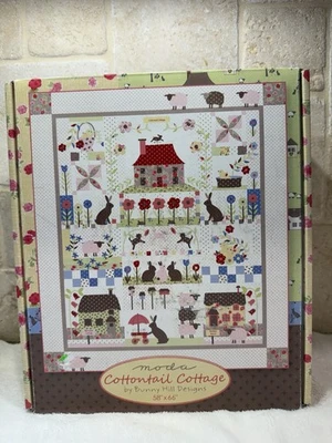 Kit Trapunta COTTONTAIL COTTAGE BOM Bunny Hill Blocco del Mese MODA Casa Coniglio - Immagine 1 di 3