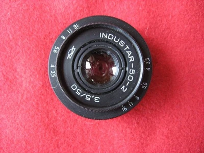 INDUSTAR 50-2 Blak Lens 3.5/5 M42 Soviet Ukraine ZENIT CANON Nikon,original box - Image 1 of 4
