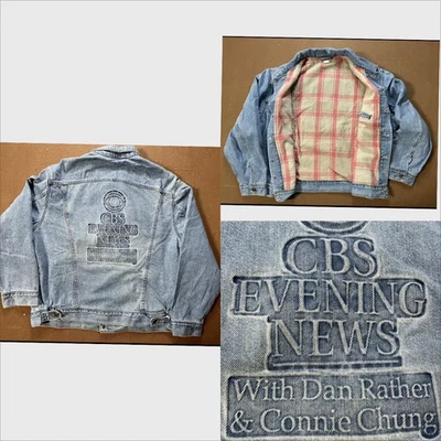 DE COLECCIÓN AÑOS 90 DAN PRETHER CONNIE CHUNG CBS NOCHE NOTICIAS ABRIGO VAQUERO RARO AMIGOS FAMILIA Foto 1 de 4