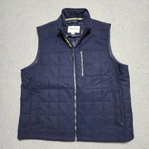 Gilet matelassé Orvis Classic Collection poches zippées complètes taille XL bleu plein  - Photo 1/9
